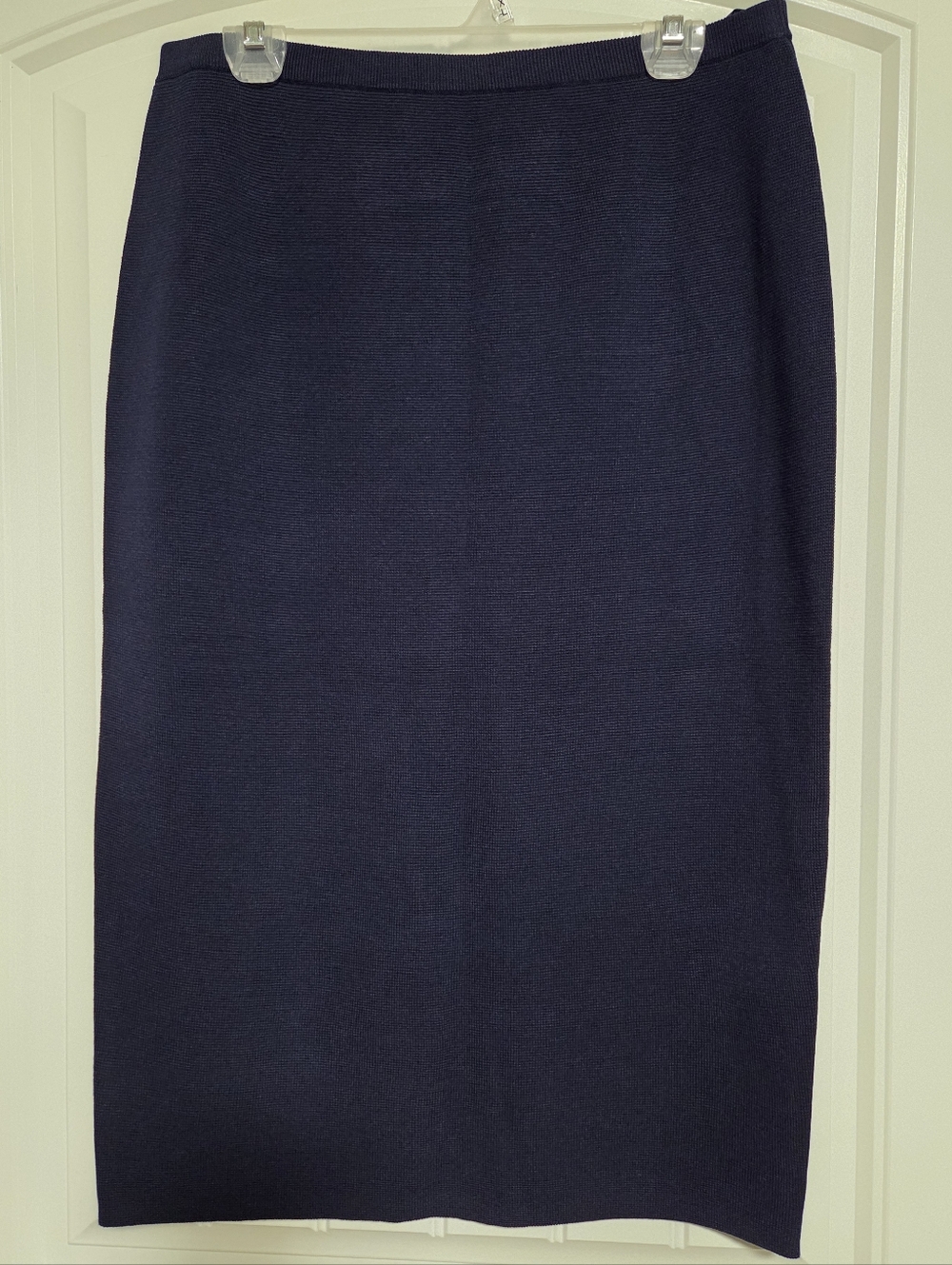 NWT Eileen Fisher Silk Blend Knit Pencil Midi Skirt